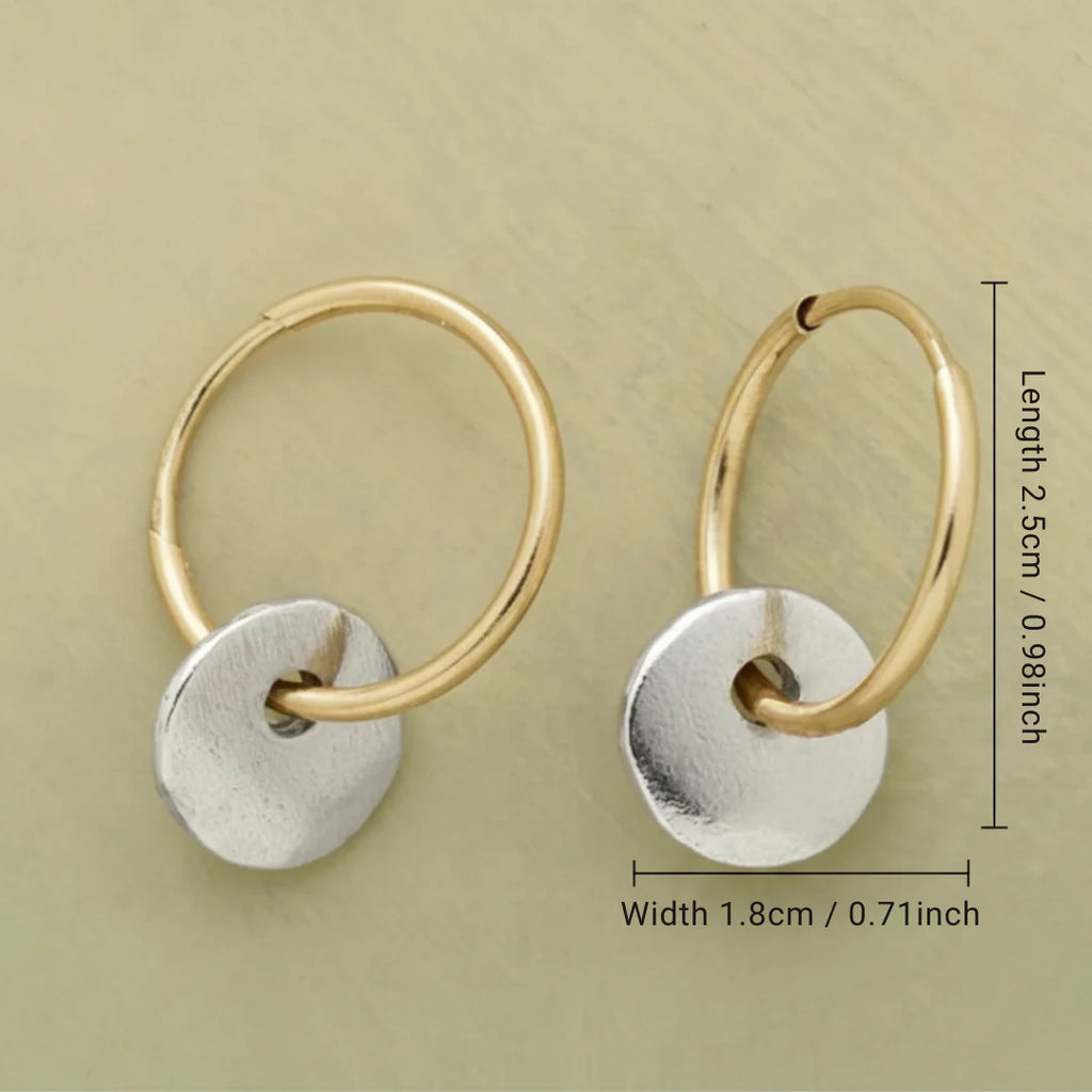Handmade Elegant Hoop Earrings