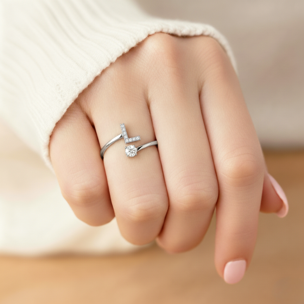 The Always Yours Initial Ring