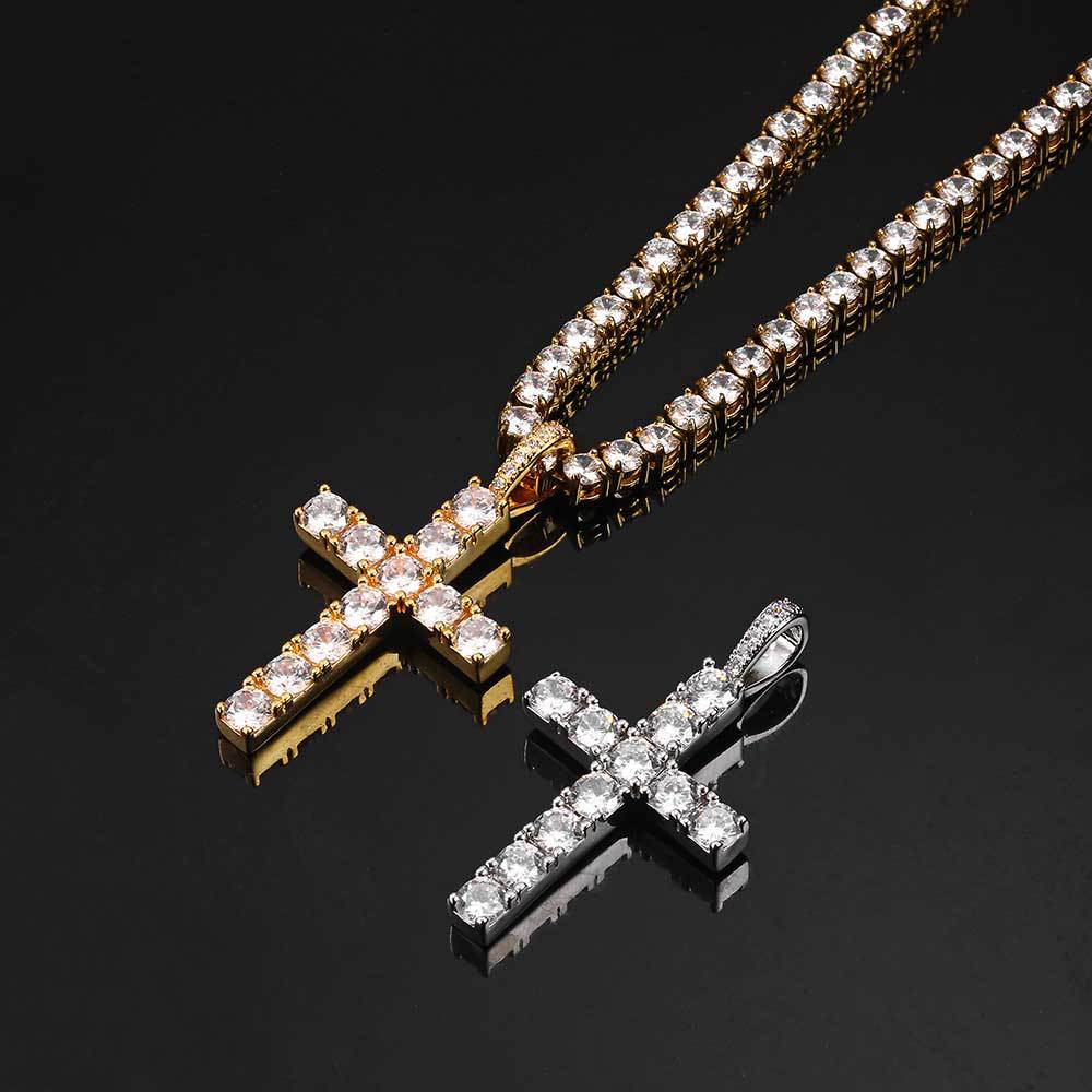 Elegant Classic Gold Cross Necklace