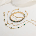 Elegant Sorina Feldwyn Gold Bracelet Set