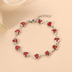 Ophelyra Garnetelle Bracelet White Gold