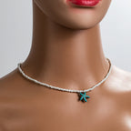 Chic Bohemian Turquoise Starfish Necklace