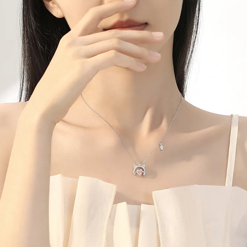 Whisker Wink — Kitten Pendant