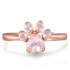 Whisper-Paw Rose Ring