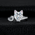 Amour Félin — 3ct Cat Statement Ring