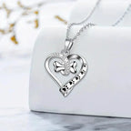 Ever-Faithful Heart & Bone Necklace