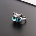 Moon-Eyes Kitty Ring
