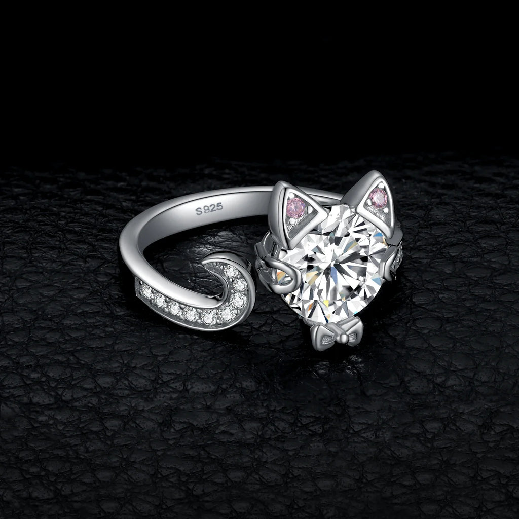 Amour Félin — 3ct Cat Statement Ring