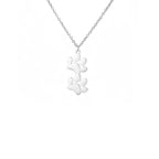 Paw Outline Pendant — Stainless Steel