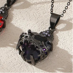 Sacred Heart Cross Necklaced