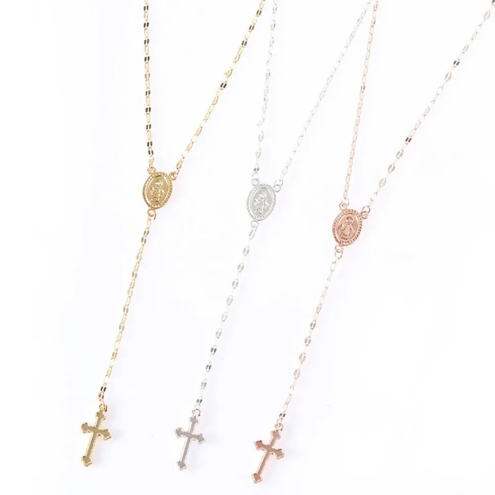 Vintage Simple Cross Chain