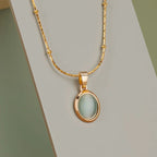 Organic Gemstone Charm Pendant Necklaces