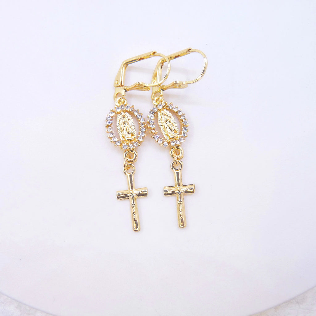 Elegant Mary Gold Earrings