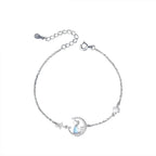 Moonlight Whisker — Cat Charm Bracelet
