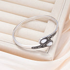 Vintage Bracelet with Colorful Gems and tribal Design