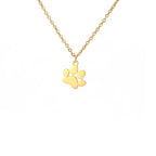 Paw Outline Pendant — Stainless Steel