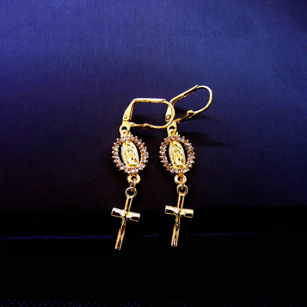 Elegant Mary Gold Earrings