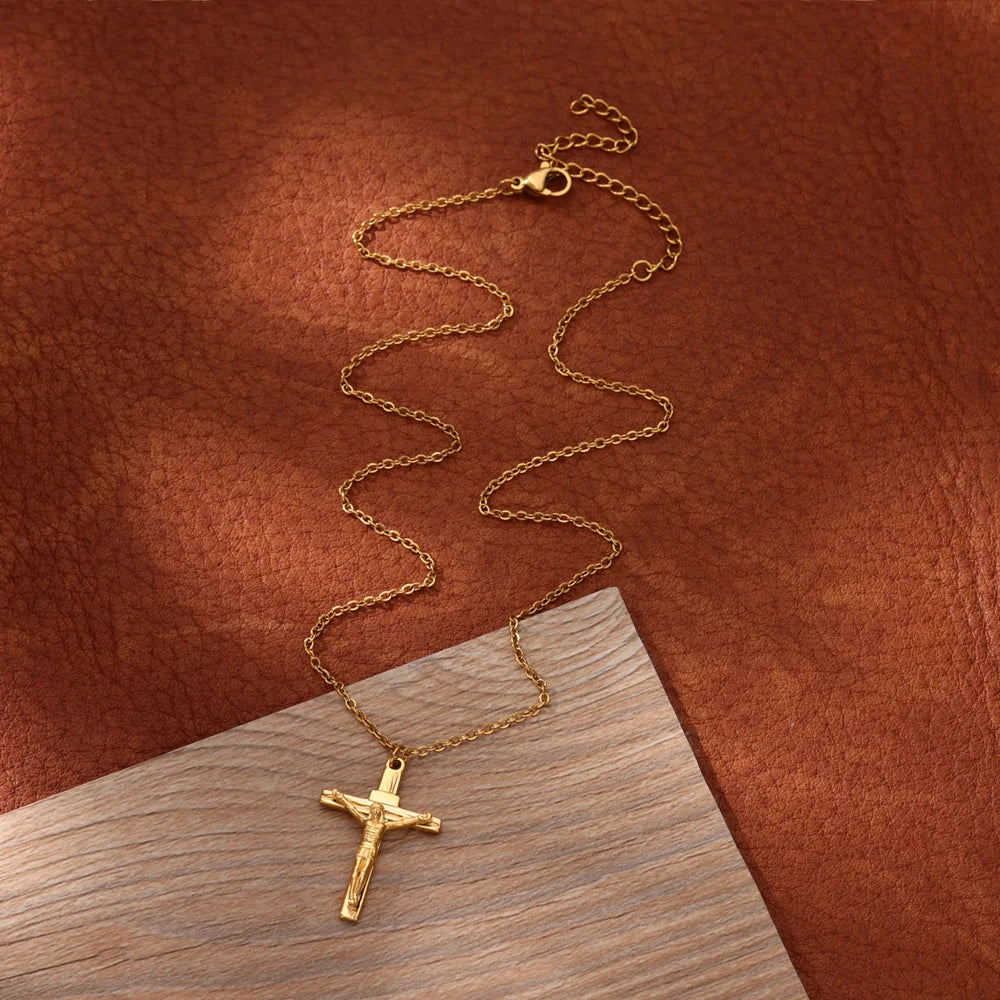 Gold Cross Necklace