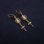 Elegant Mary Gold Earrings