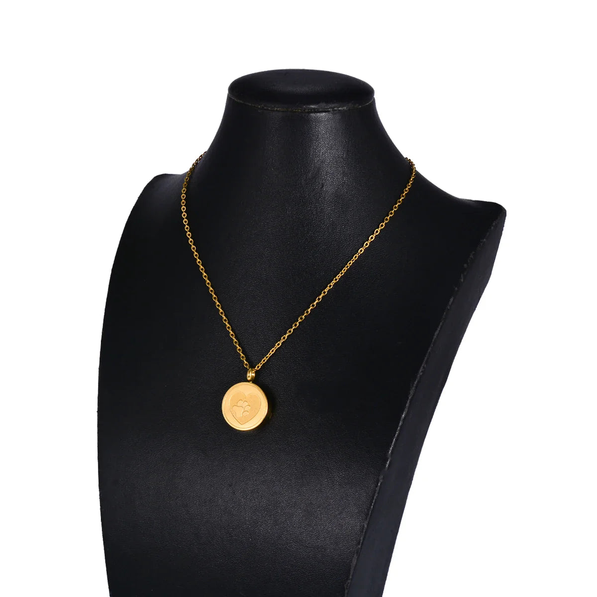 Always Near Paw-Heart Urn Pendant