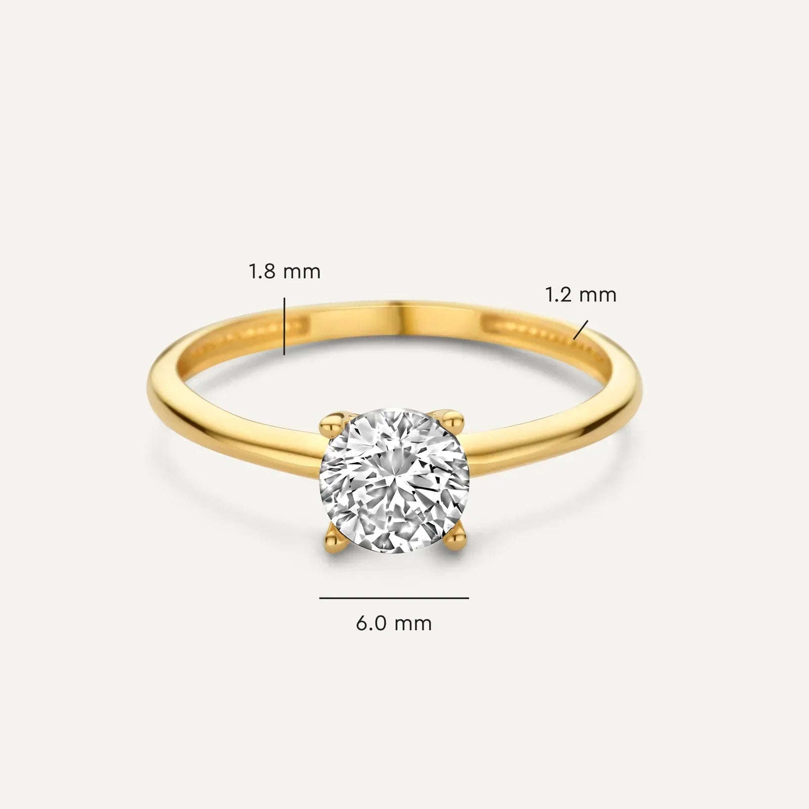 Exclusive Gold Band Gem Ring