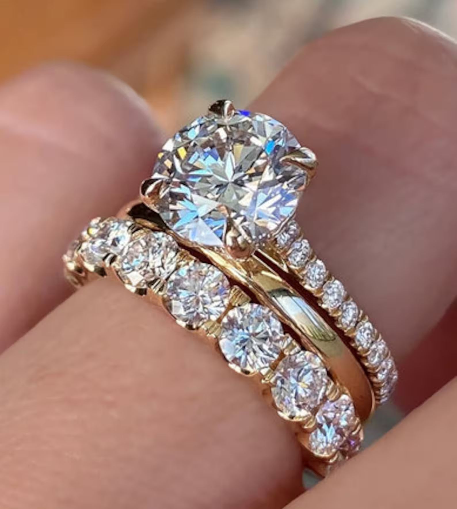 Vintage Bright Ring Set