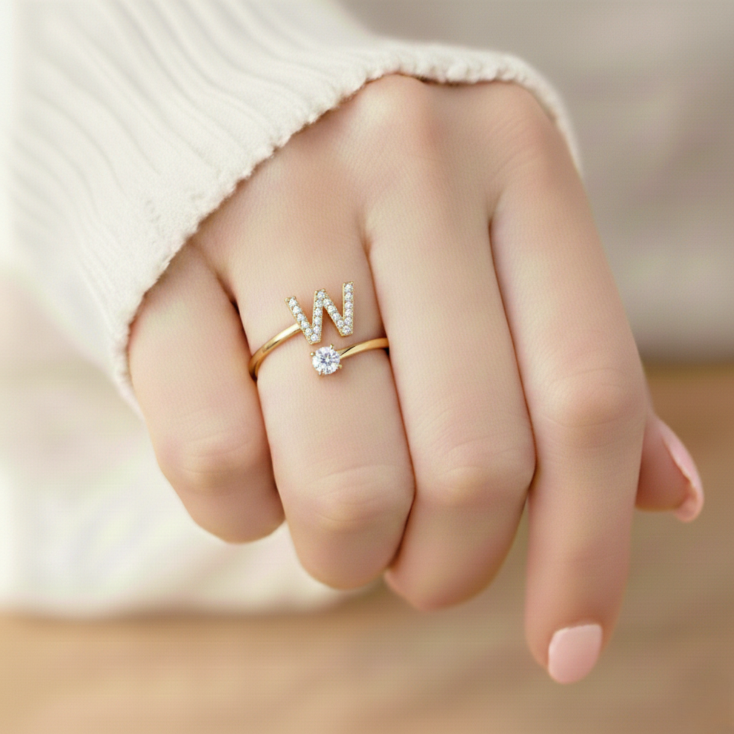 The Always Yours Initial Ring
