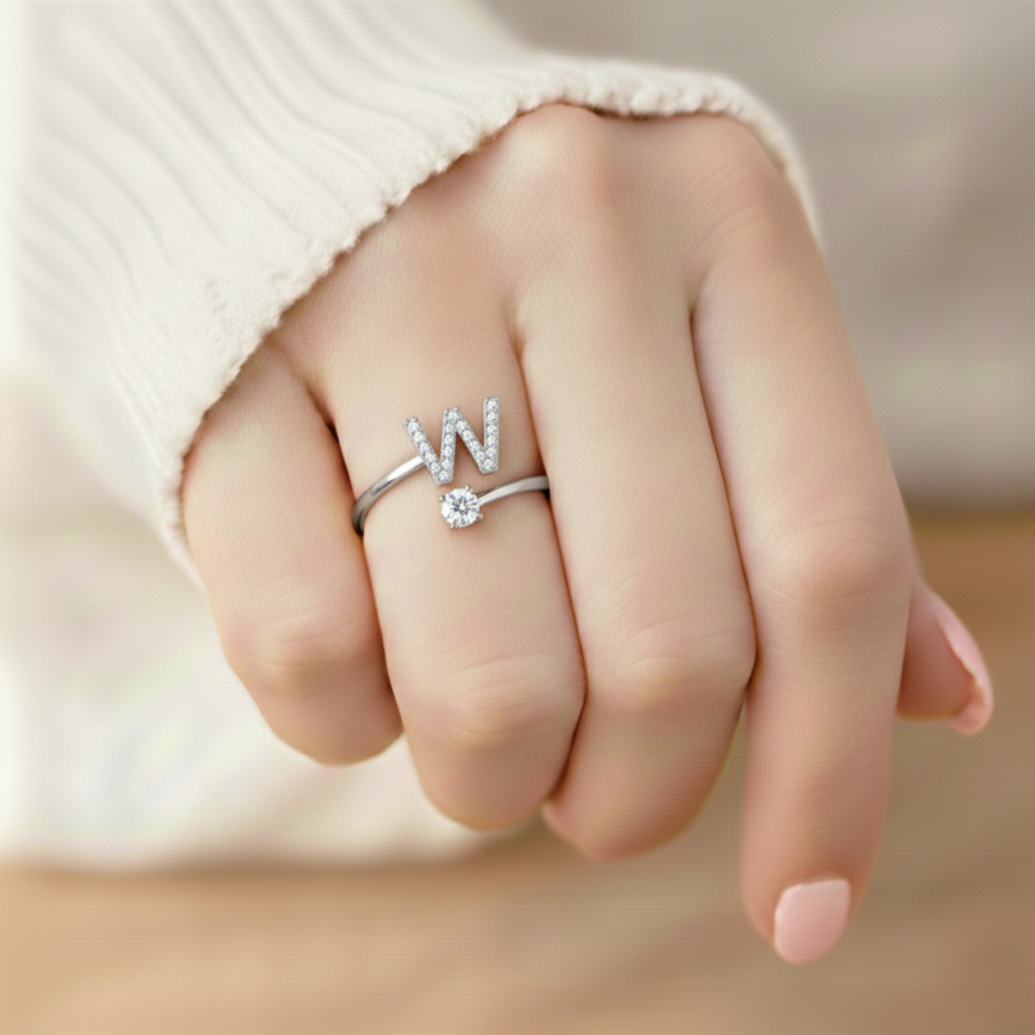 The Always Yours Initial Ring