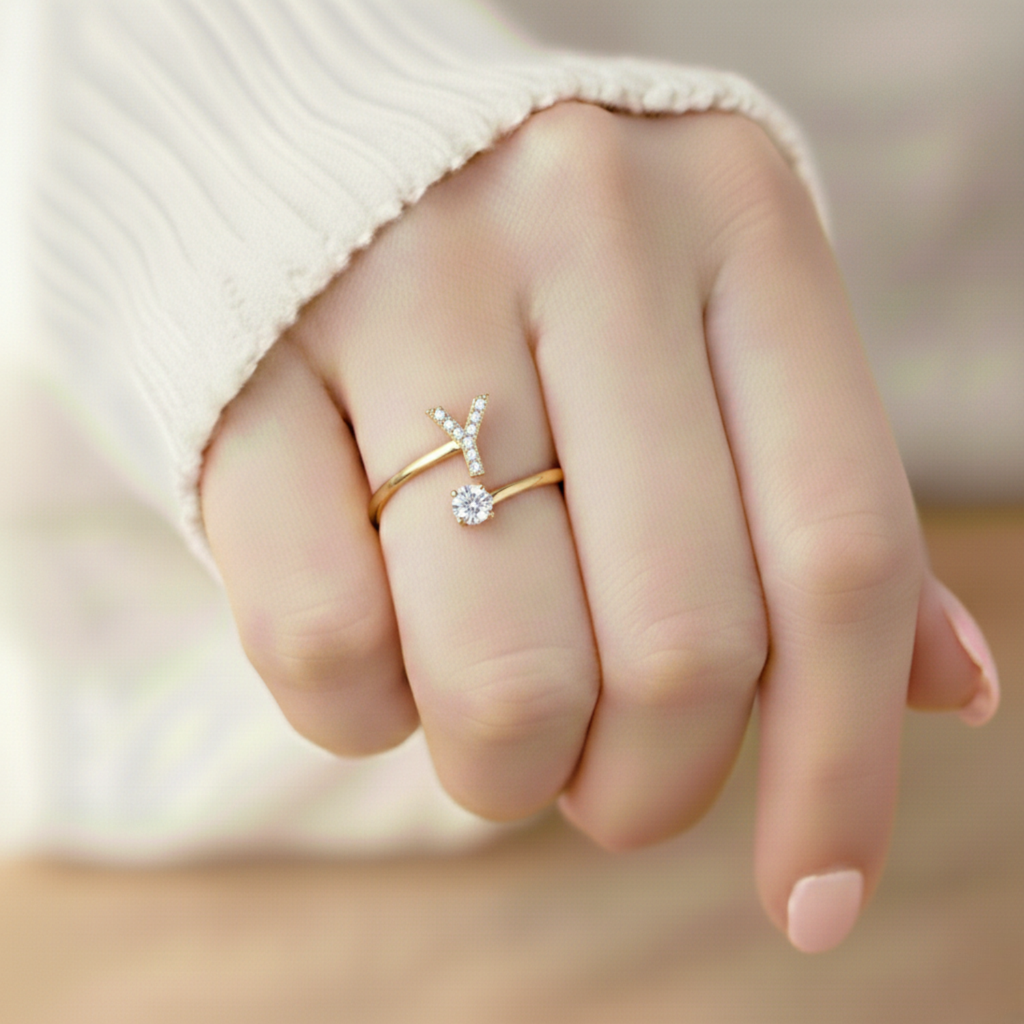 The Always Yours Initial Ring
