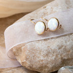 Antique Opal Glow Earrings