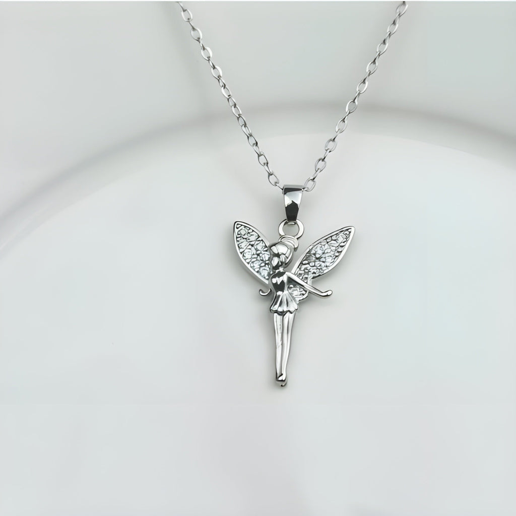 Lucky Fairy Necklace in Silver and Gold