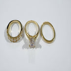 Vintage Bright Ring Set