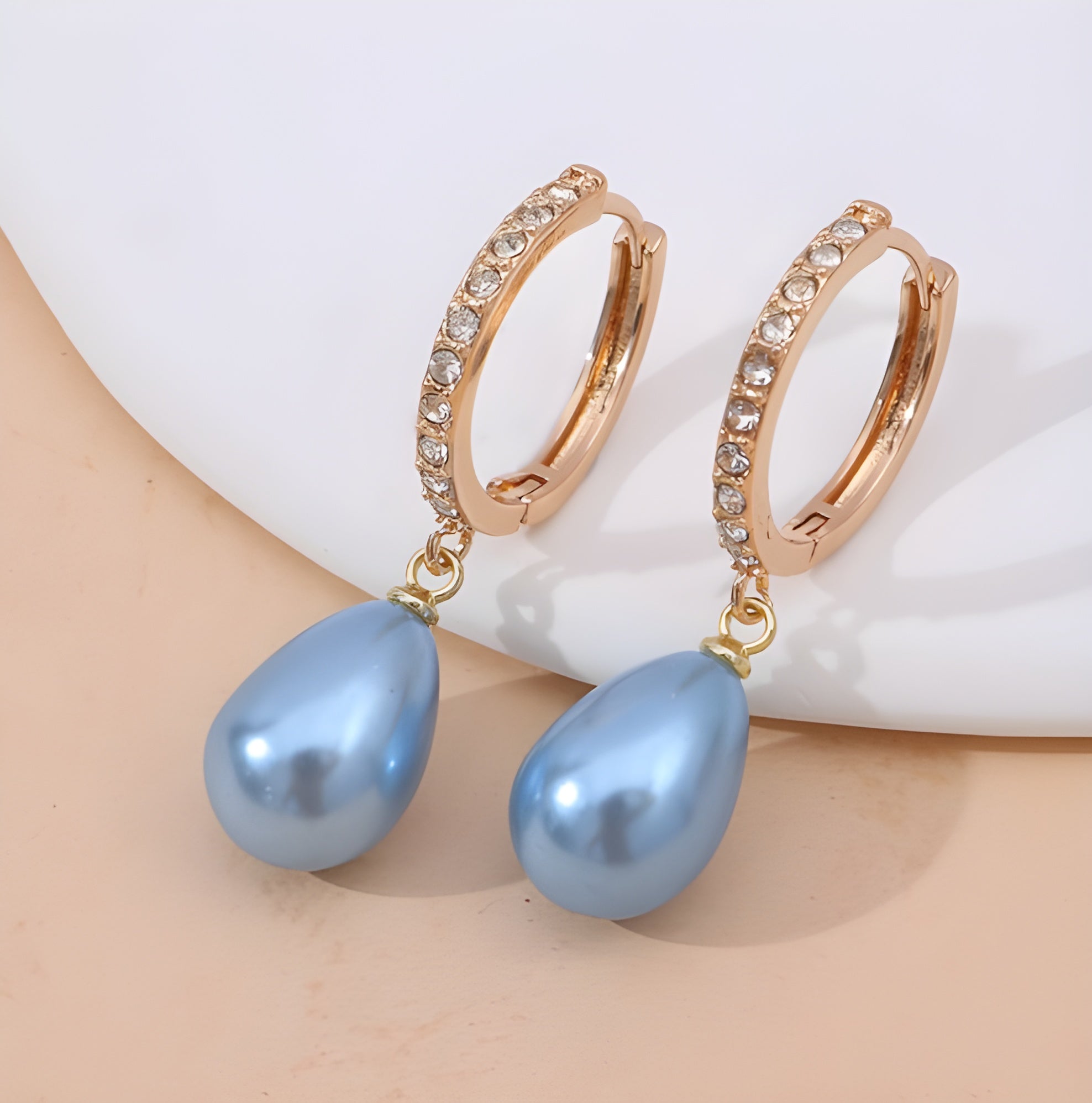 Blue Ocean Dew Earrings
