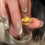 Golden Blossom Ring