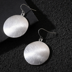 Retro Gold Record Earrings