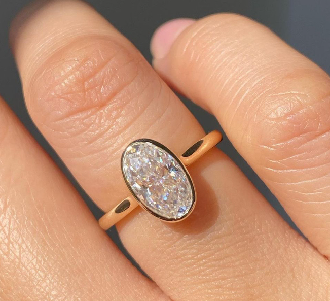 Joy - White Moissanite Ring