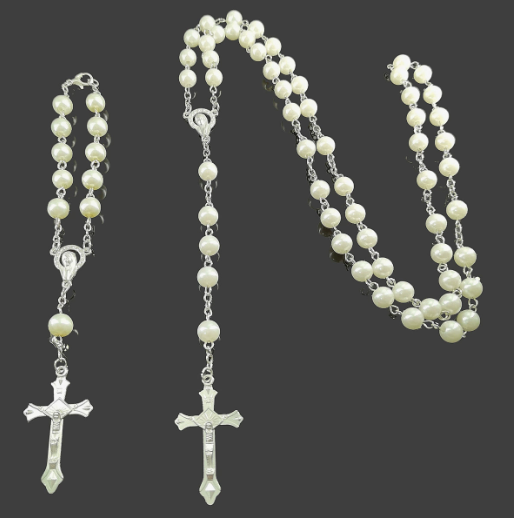 Pearl Cross Necklace