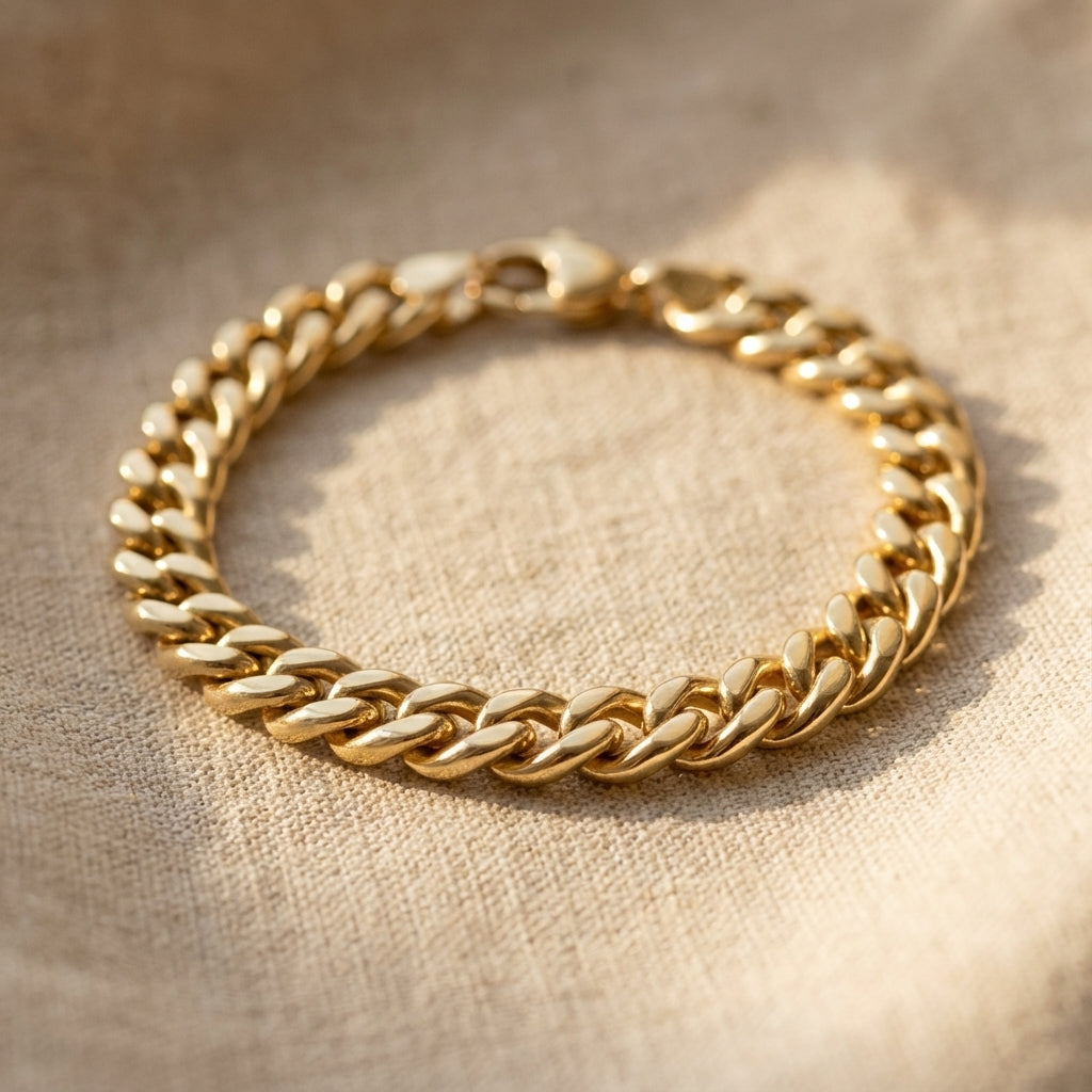 Antique Gold Estate Cuban Bracelet