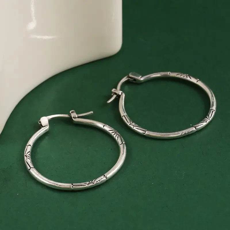 Timeless Silver Hoop Earrings